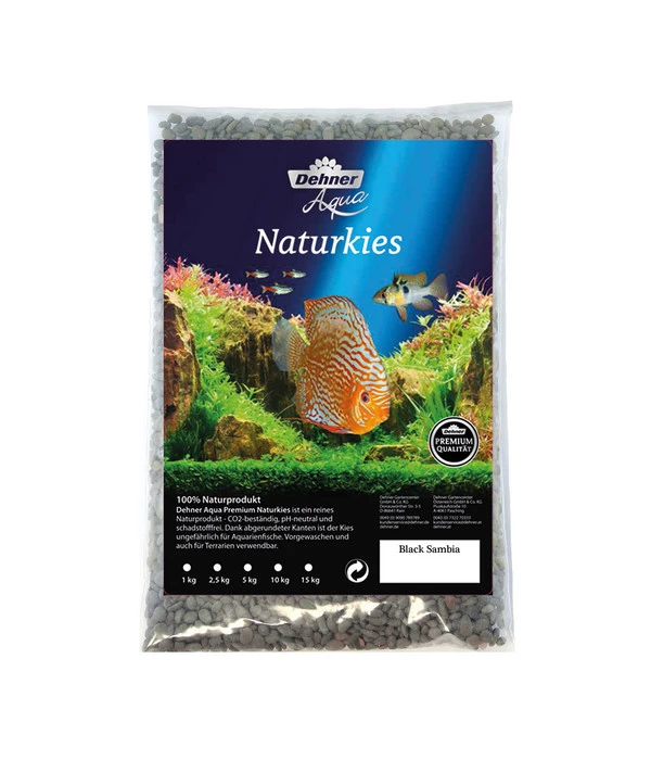Dehner Aqua Premium Naturkies Black Sambia, 3-5 Mm 3 Dehner Aqua Premium Naturkies Black Sambia, 3-5 Mm