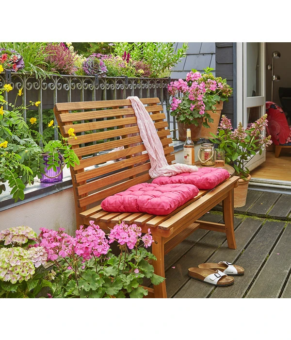 Dehner Akazienbank Paisley, 2-Sitzer 4 Dehner Akazienbank Paisley, 2-Sitzer – Bild 2