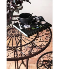 Metalltisch Antik, Ca. Ø61/H72 Cm -Dehner 3214889 WE DE 001 TischAntik