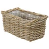 Van Der Leeden Rattan-Pflanzkasten, Graubraun 1 Van Der Leeden Rattan-Pflanzkasten, Graubraun -Dehner 3692506 3692548 WE FS 001 Rattankasten40x23x20cm