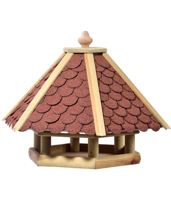 Dehner Natura Futterhaus Alpbach, Inkl. Ständer, Ca. B68/H148/T62 Cm 5 Dehner Natura Futterhaus Alpbach, Inkl. Ständer, Ca. B68/H148/T62 Cm – Bild 3