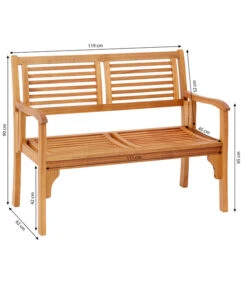 Dehner Klappbank Douglas, 2-Sitzer 17 Dehner Klappbank Douglas, 2-Sitzer -Dehner 4216784 WE BG 001 KlappbankDouglas