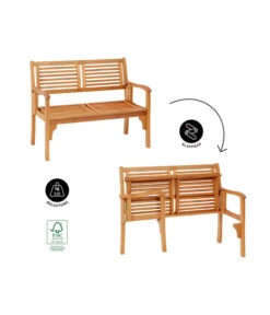 Dehner Klappbank Douglas, 2-Sitzer 16 Dehner Klappbank Douglas, 2-Sitzer -Dehner 4216784 WE IG FS 001 DehnerKlappbankDouglas2Sitzer