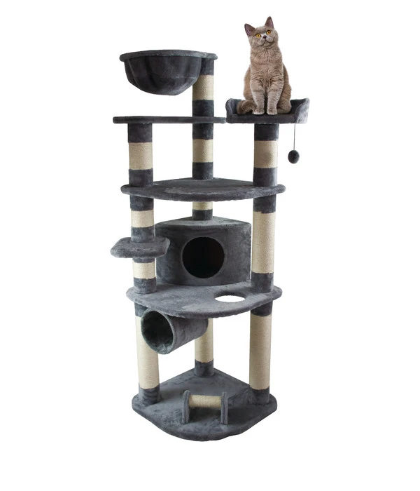 Dehner Kratzbaum Edda, Ca. B60/H180/T60 Cm 4 Dehner Kratzbaum Edda, Ca. B60/H180/T60 Cm – Bild 2