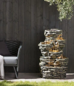 Dehner Polyresin-Gartenbrunnen Largo, Ca. B60,8/H98/T50 Cm -Dehner 4277729 WE MO 001 DehnerPolyresinGartenbrunnenLargoNEU