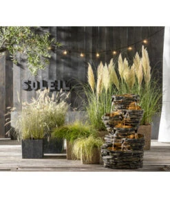 Dehner Polyresin-Gartenbrunnen Largo, Ca. B60,8/H98/T50 Cm -Dehner 4277729 WE MO 002 DehnerPolyresinGartenbrunnenLargoNEU