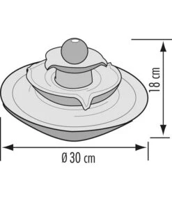 Seliger Zimmerbrunnen Pisa, Ca. Ø30/H18 Cm 7 Seliger Zimmerbrunnen Pisa, Ca. Ø30/H18 Cm -Dehner 4317376 WE DE 001 SeligerZimmerbrunnenPisaBlau