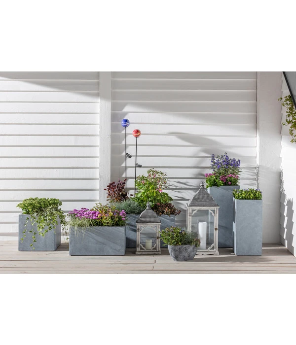 Dehner Leichtbeton-Topf Manchester, Quadratisch 4 Dehner Leichtbeton-Topf Manchester, Quadratisch – Bild 2