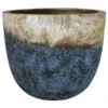 Dehner Keramik-Topf Mystras, Rund, Blau-braun 1 Dehner Keramik-Topf Mystras, Rund, Blau-braun -Dehner 4441317 4441341 4441408 WE FS 001 DehnerKeramikTopf