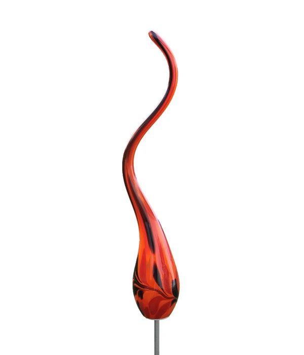 MP Glaszauber Glas-Flamme, Ca. H60 Cm 3 MP Glaszauber Glas-Flamme, Ca. H60 Cm