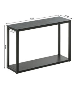 Dehner Beistelltisch Amsterdam, Ca. B75/H54/T23 Cm 15 Dehner Beistelltisch Amsterdam, Ca. B75/H54/T23 Cm -Dehner 4498598 WE BG 001 DehnerBeistelltischAmsterdam