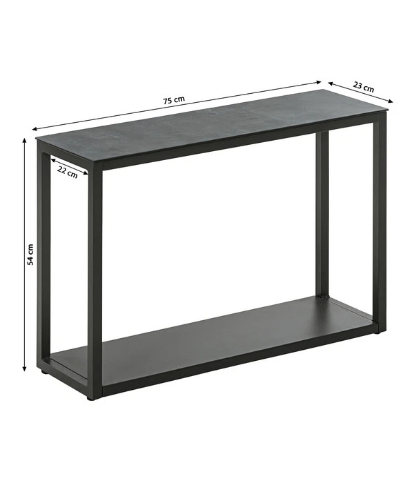 Dehner Beistelltisch Amsterdam, Ca. B75/H54/T23 Cm 8 Dehner Beistelltisch Amsterdam, Ca. B75/H54/T23 Cm – Bild 6