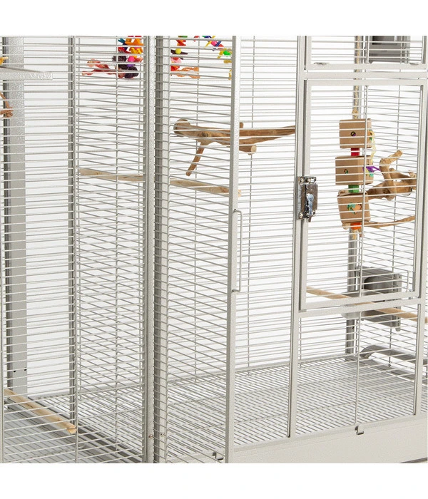 Montana Vogelvoliere Madeira Double, Plantinum 8 Montana Vogelvoliere Madeira Double, Plantinum – Bild 6