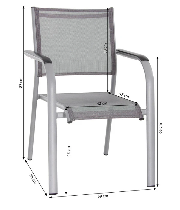 Dehner Balkon-Stapelstuhl Dallas 6 Dehner Balkon-Stapelstuhl Dallas – Bild 4