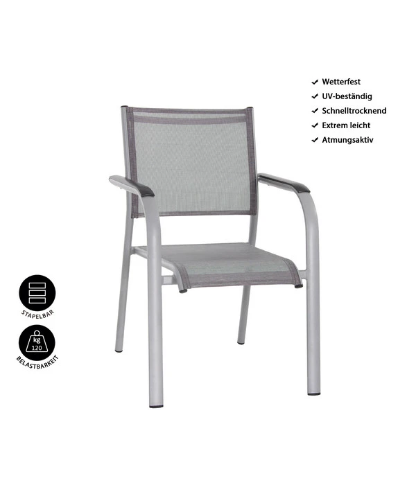 Dehner Balkon-Stapelstuhl Dallas 5 Dehner Balkon-Stapelstuhl Dallas – Bild 3