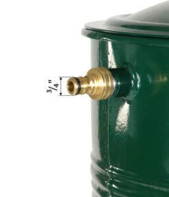 RENNER Metall-Regentonne Inkl. Steckanschluss, 150 L, Dunkelgrün 23 RENNER Metall-Regentonne Inkl. Steckanschluss, 150 L, Dunkelgrün -Dehner 6609481 WE BG 003 RegenwasserSammeltonnemitSteckanschlussca150l