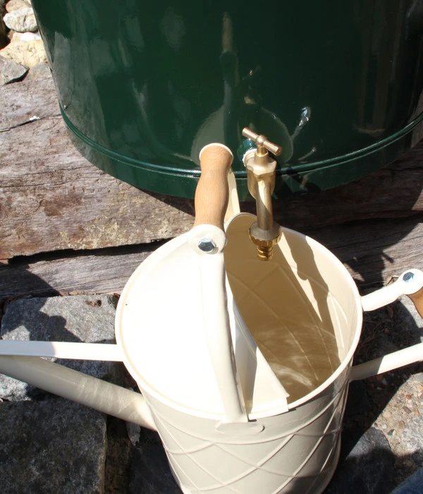 RENNER Metall-Regentonne Inkl. Steckanschluss, 150 L, Dunkelgrün 16 RENNER Metall-Regentonne Inkl. Steckanschluss, 150 L, Dunkelgrün – Bild 14