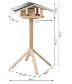 Dehner Natura Futterhaus Karwendel, Natur, Inkl. Ständer, Ca. B84,3/H127,2/T84,3 Cm 17 Dehner Natura Futterhaus Karwendel, Natur, Inkl. Ständer, Ca. B84,3/H127,2/T84,3 Cm -Dehner 6622898 WE BG 001 DehnerNaturaKarwendelSatteldachStaendeNaturnew
