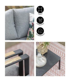 Dehner Alu-Lounge New York, 4-teilig -Dehner 6670954 WE IG 001 DehnerAluLoungeNewYork4teilig