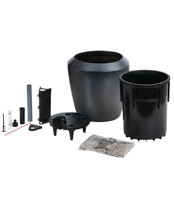 Dehner Keramik-Übertopf Lissabon Mit LECHUZA® Bewässerungssystem, Konisch 4 Dehner Keramik-Übertopf Lissabon Mit LECHUZA® Bewässerungssystem, Konisch – Bild 2