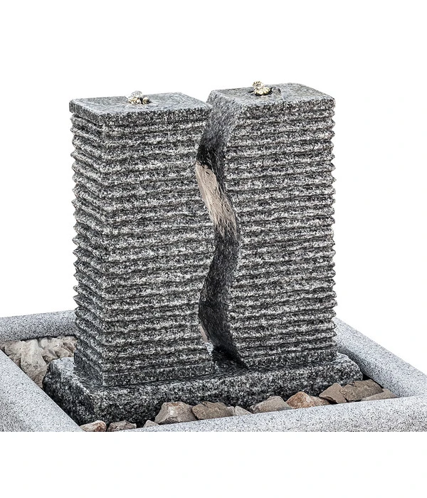 Dehner Granit-Gartenbrunnen Dubai, Ca. H78 Cm 3 Dehner Granit-Gartenbrunnen Dubai, Ca. H78 Cm