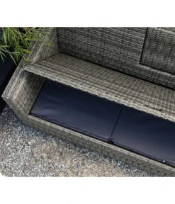 Dehner Flecht-Truhenbank Föhr, 3-Sitzer -Dehner 6704795 WE DE 002 TruhenbankFoehrNeu