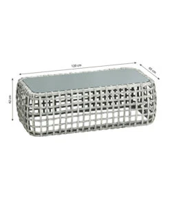 Dehner Flechtlounge Bali, 4-teilig -Dehner 6705305 WE BG 001 LoungeBaliTischFinal