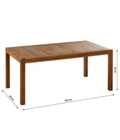 Dehner Gartentisch Lima, Ca. B160/H75/T90 Cm -Dehner 6708713 WE BG 001 TischLima