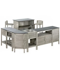 Dehner Barstuhl Southampton -Dehner 6713390 WE FS 003 BarSouthamptonGrauNeu