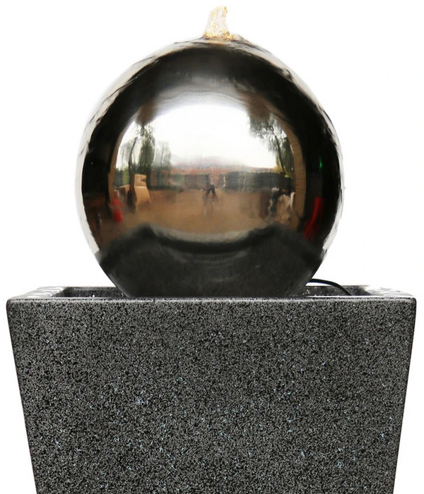 Dehner Edelstahl-Gartenbrunnen Kioto, Ca. B34/H83/T34 Cm 6 Dehner Edelstahl-Gartenbrunnen Kioto, Ca. B34/H83/T34 Cm – Bild 4