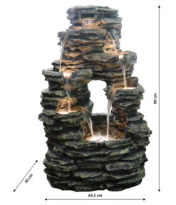 Dehner Polyresin-Gartenbrunnen Salto, Ca. H99 Cm -Dehner 6742464 WE DE 001 DehnerPolyresinBrunnenSalto
