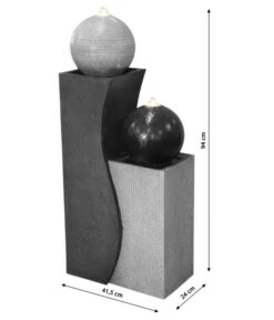 Dehner Polyresin-Gartenbrunnen Ying Yang, Ca. H94 Cm -Dehner 6742506 WE DE 001 DehnerPolyresinBrunnenYingYang