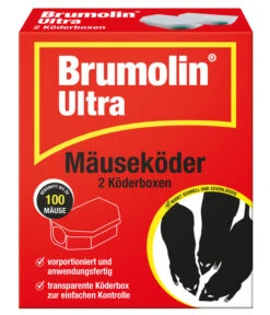 Dehner 29 Brumolin Ultra Mäuseköder, 2er-Set