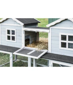 Dehner Nagerheim Happy Home Refugio, Ca. B190/H117/T76 Cm 19 Dehner Nagerheim Happy Home Refugio, Ca. B190/H117/T76 Cm -Dehner 6846174 WE DE 005 DehnerMarkenqualitaetKaninchenstallDoppelstock