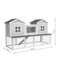 Dehner Nagerheim Happy Home Refugio, Ca. B190/H117/T76 Cm 14 Dehner Nagerheim Happy Home Refugio, Ca. B190/H117/T76 Cm -Dehner 6846174 WE FS 002 DehnerMQHappyHomeNagerheimRefugioMGMassgrafik