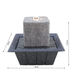 Dehner Zimmerbrunnen Lani Mit LED-Beleuchtung, Ca. H17,5 Cm 5 Dehner Zimmerbrunnen Lani Mit LED-Beleuchtung, Ca. H17,5 Cm -Dehner 6865208 WE BG 001 ZimmerbrunnenLani