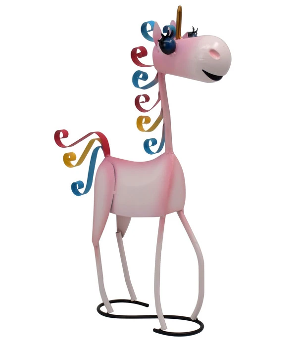 Dehner Metall-Einhorn, Rosa, Ca. H46,5 Cm 3 Dehner Metall-Einhorn, Rosa, Ca. H46,5 Cm