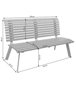 Dehner Bank London, 3-Sitzer -Dehner 6893762 6893770 6893788 WE DE 001 AlubankLondonSkizze