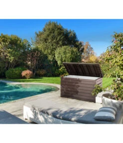 Keter Auflagenbox Ontario, 870 Liter, Ca. B147/H86/T83 Cm 16 Keter Auflagenbox Ontario, 870 Liter, Ca. B147/H86/T83 Cm -Dehner 6894919 WE MO 001 AuflagenboxOntario