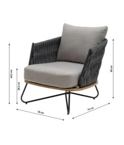 Dehner Gartenlounge Monte Carlo, 4-teilig 23 Dehner Gartenlounge Monte Carlo, 4-teilig -Dehner 6895346 WE BG 002 LoungeMonteCarlo