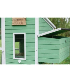 Dehner Hühnerstall Happy Farm Lotti, Hellgrün, Ca. B182/H119,5/T91 Cm 17 Dehner Hühnerstall Happy Farm Lotti, Hellgrün, Ca. B182/H119,5/T91 Cm -Dehner 6897052 WE DE 003 DehnerMarkenqualitaetHuehnerstallLotti