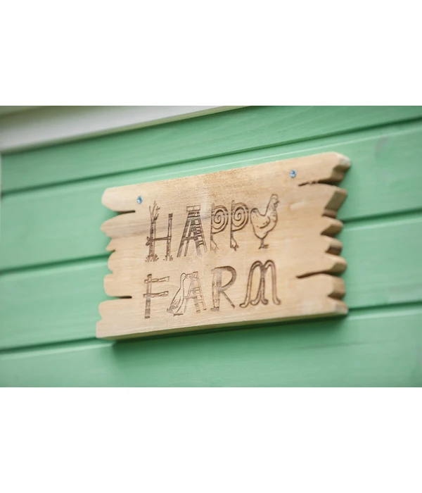 Dehner Hühnerstall Happy Farm Lotti, Hellgrün, Ca. B182/H119,5/T91 Cm 11 Dehner Hühnerstall Happy Farm Lotti, Hellgrün, Ca. B182/H119,5/T91 Cm – Bild 9