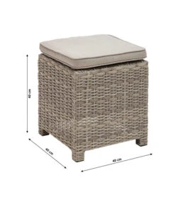 Dehner Geflechtlounge Bologna, 5-teilig -Dehner 6903447 WE BG 003 LoungeBolognaNEU