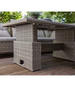 Dehner Geflechtlounge Bologna, 5-teilig -Dehner 6903447 WE MO 003 LoungeBolognaNEU