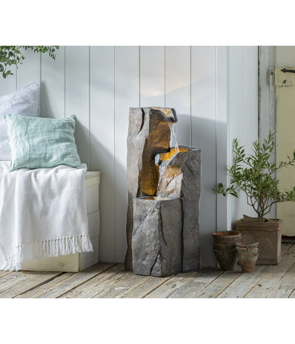 Dehner Polyresin-Gartenbrunnen Sedona, Ca. H85 Cm 4 Dehner Polyresin-Gartenbrunnen Sedona, Ca. H85 Cm – Bild 2