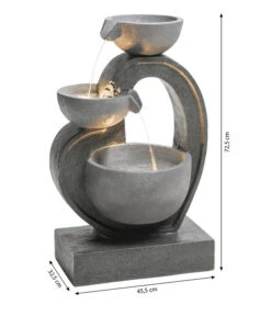 Dehner Polyresin-Gartenbrunnen Heart, Ca. H72,5 Cm 16 Dehner Polyresin-Gartenbrunnen Heart, Ca. H72,5 Cm -Dehner 6911218 WE BG 001 BrunnenHeartNEU