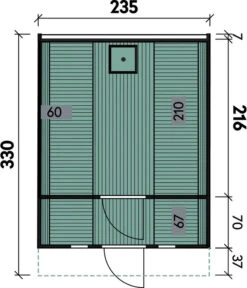 Wolff Finnhaus Saunafass 330 De Luxe Bausatz, Thermoholz, Ca. B235/H242/T330 Cm 7 Wolff Finnhaus Saunafass 330 De Luxe Bausatz, Thermoholz, Ca. B235/H242/T330 Cm -Dehner 6934046 WE DE 001 FinnhausSaunafass330