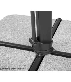 Schneider Ampelschirm Rhodos Smart, Quadratisch, Ca. B300/T300 Cm -Dehner 6953384 WE DE 006 SchneiderAmpelschirmRhodosSmartnatur