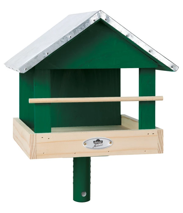Dehner Natura Vogelfutterhaus CLiCK, Ca. B25/H23/24T Cm 3 Dehner Natura Vogelfutterhaus CLiCK, Ca. B25/H23/24T Cm