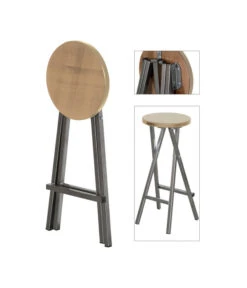 Fun Star Barhocker, Ca. H82 Cm -Dehner 6982896 WE DE 003 BarhockerStahlHolz